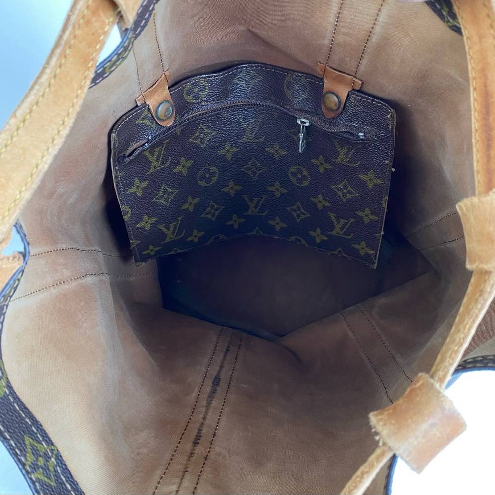 Vintage Authentic Louis Vuitton Randonnee GM Monogram Backpack w/Pouch - Picture 9 of 10